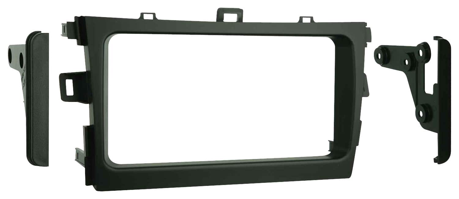 Metra - Dash Kit for Select 2009-2013 Toyota Corolla DDIN - Matte Black - Front_Zoom