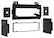 Front. Metra - Installation Kit for Select Chevrolet, GMC, Oldsmobile and Isuzu Vehicles - Black.
