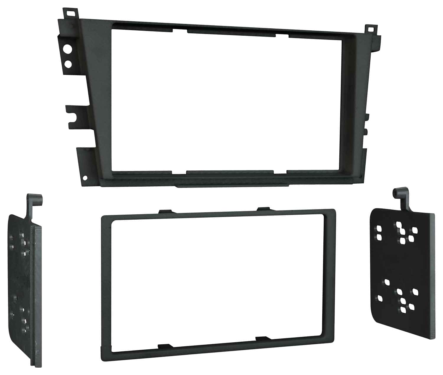 Front. Metra - Installation Kit for Select Acura Vehicles - Black.