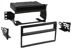 Metra - Dash Kit for Select 2007-2012 Nissan Versa DIN DDIN - Black - Front_Zoom