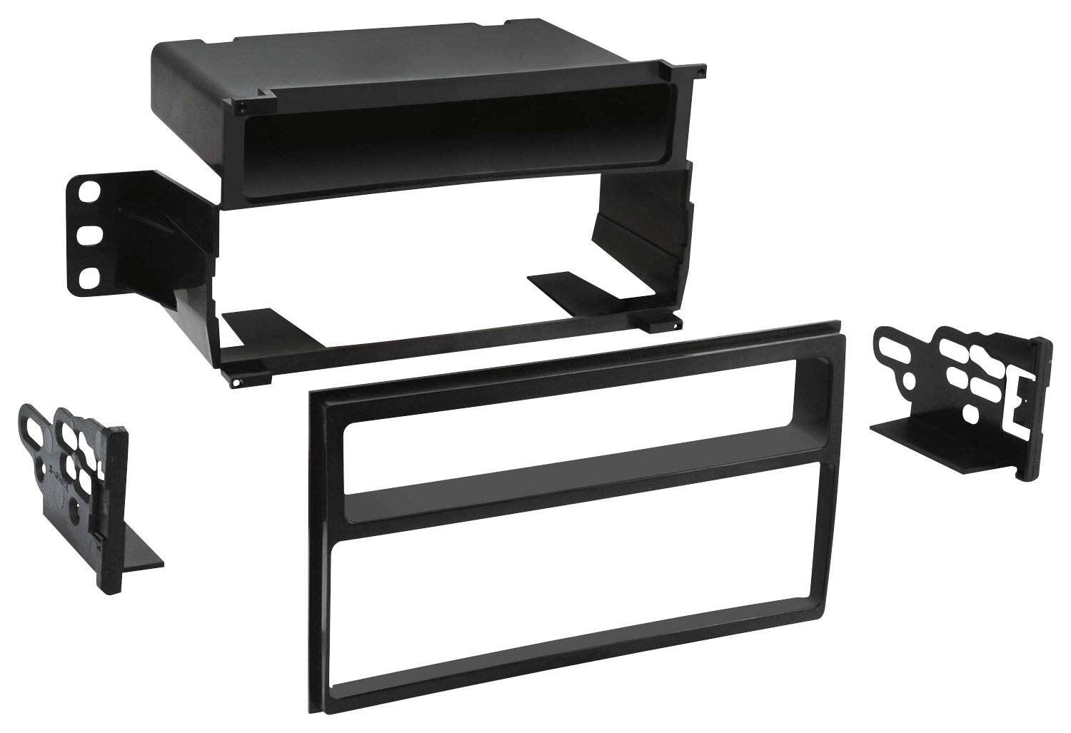 Metra - Dash Kit for Select 2007-2012 Nissan Versa DIN DDIN - Black