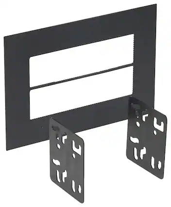 Front. Metra - Dash Kit for Select 1983-2004 Toyota Nissan Infiniti DDIN - Black.