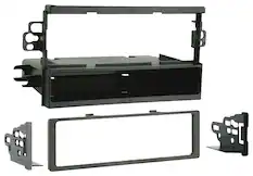 Front. Metra - Dash Kit for Select 2004-2008 Chevrolet Aveo Forenza Aveo 5 Verona DIN - Black.