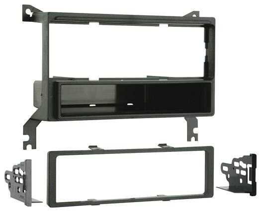 Front. Metra - Dash Kit for Select 2005-2009 Hyundai Tucson DIN - Black.