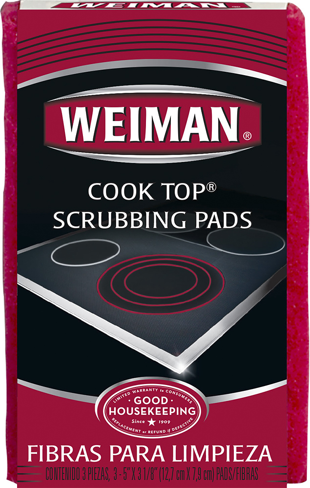 Weiman - Cook Top Scrubbing Pads (3-Pack) - Multi