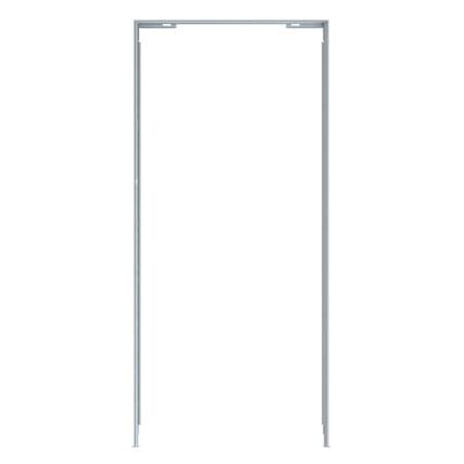 Front. Miele - Miele KFK4201 Decor Frame Set for 42" MasterCool Built-In Refrigerator model KFMC 3858 FD - Stainless Steel.