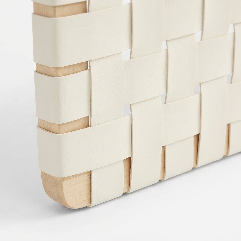 Alt View 1. FurniFact - Vegan Leather King Headboard Wall-Mount with DurableTexture and Modern Design - Beige.