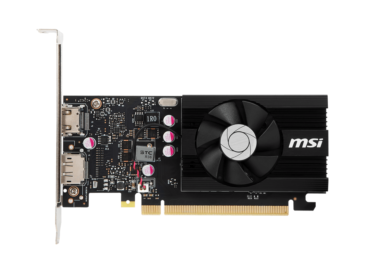 MSI - GeForce GT 1030 4GB GDDR4 PCI Express 3.0 x16 (uses x4) ATX Graphics Card GT 1030 4GD4 LP OC