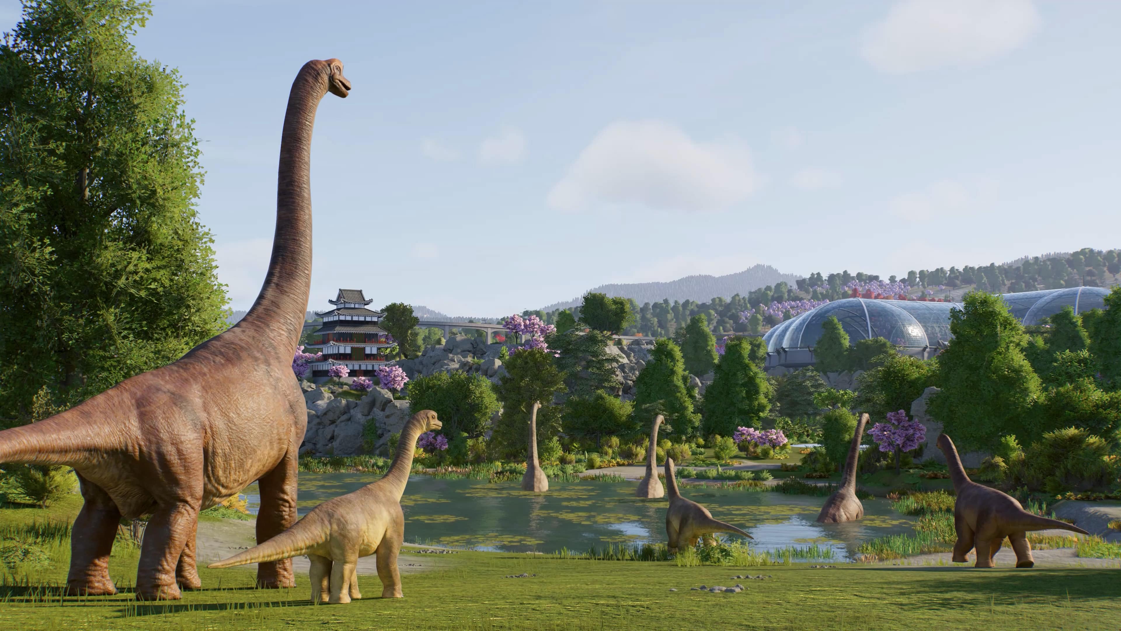 Left. Fireshine Games - Jurassic World Evolution 3.