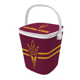Indigo Falls - Arizona State Sun Devils 16-Quart Mini Cool Bar Cooler - White