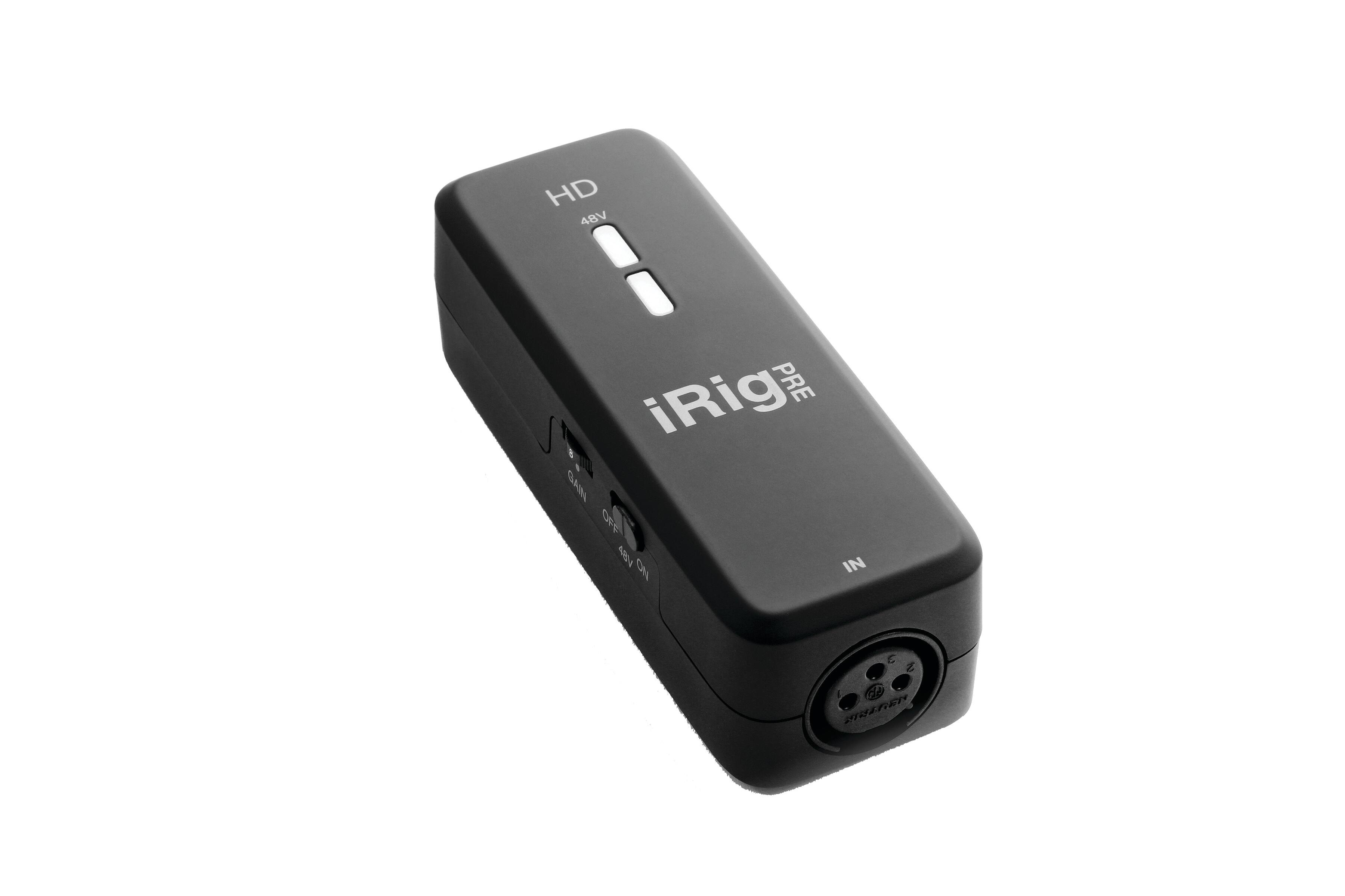 IK Multimedia - iRig Pre HD High Definition Microphone Interface for iPhone, iPad and Mac