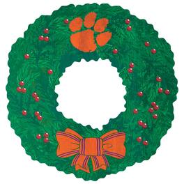 Fan Creations - Clemson Tigers 16'' Team Wreath Sign - Green