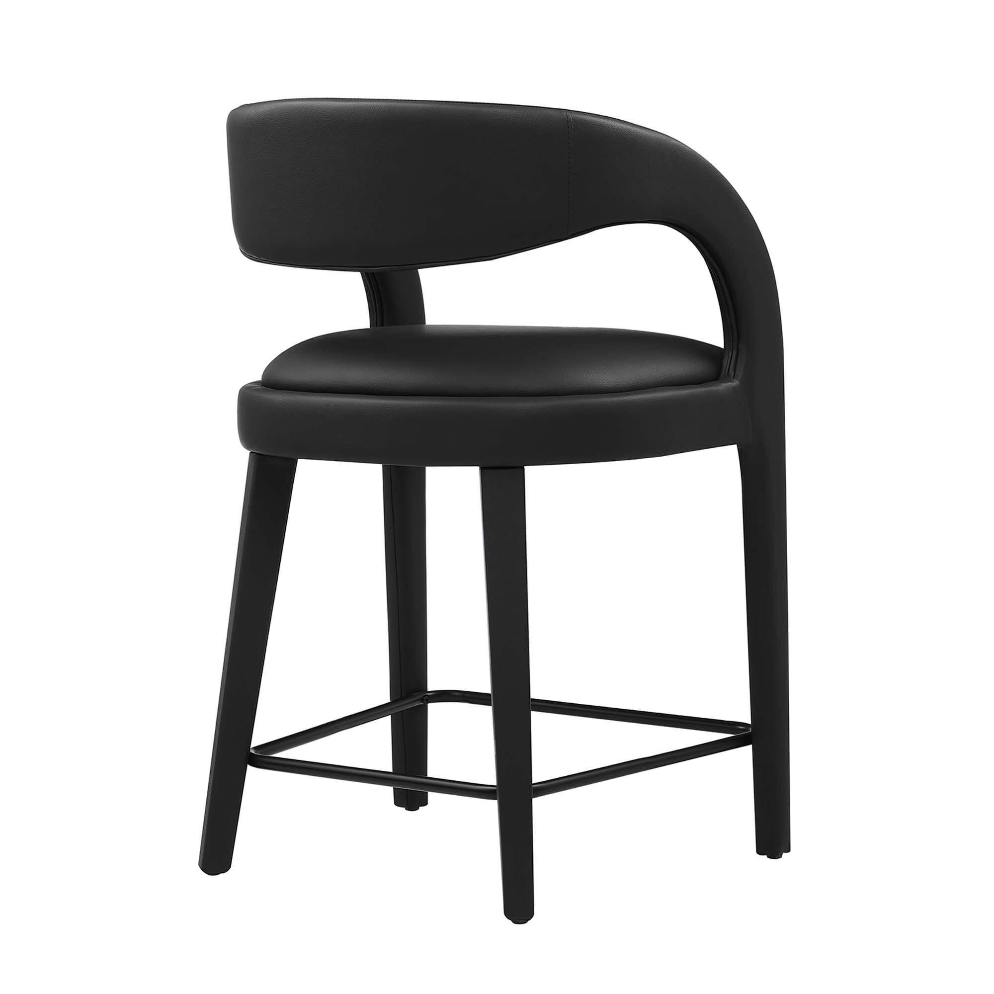 Alt View 1. Modway - Pinnacle Vegan Leather Counter Stool Set of 2 by Modway - 0.