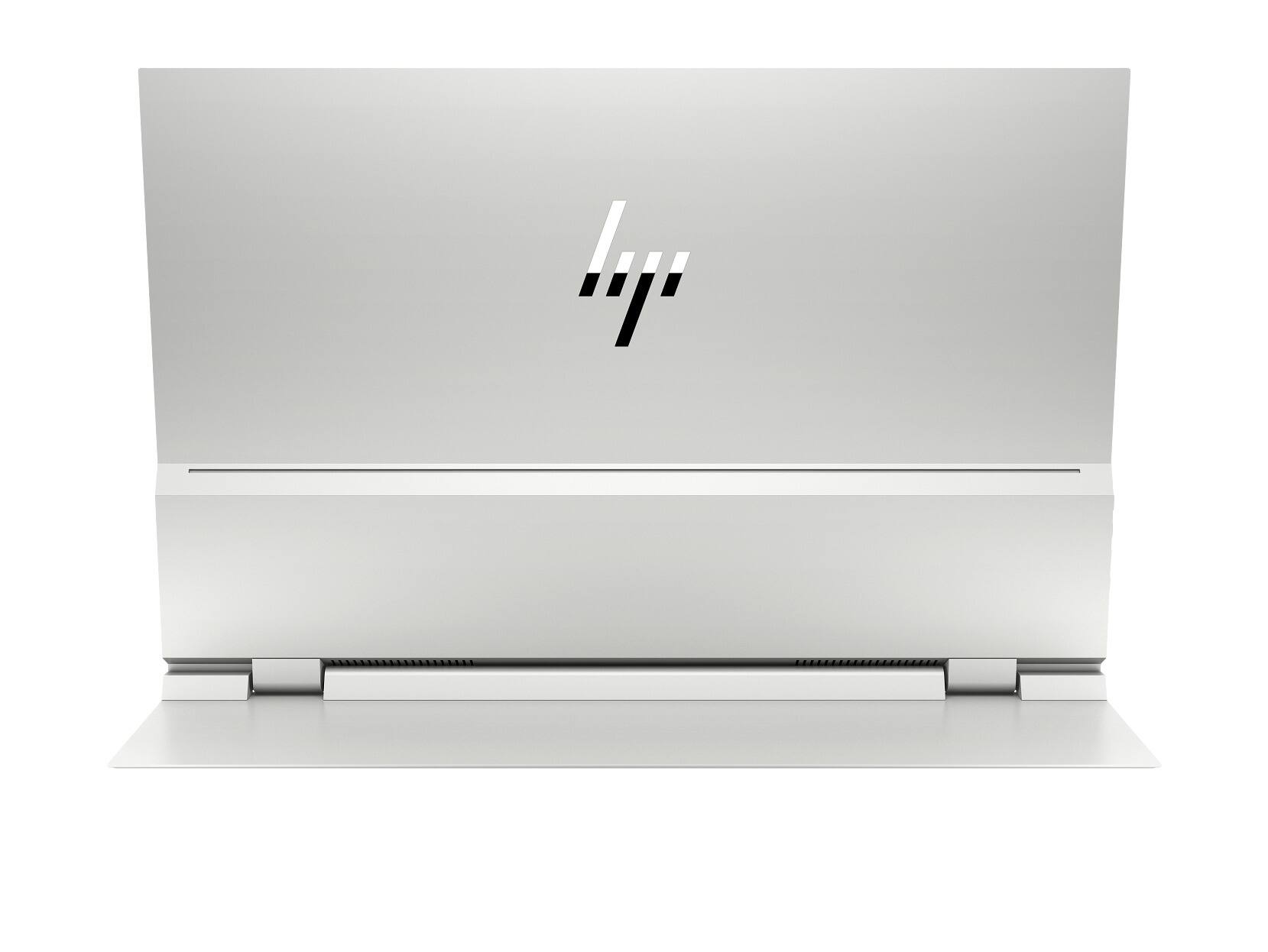 Alt View 5. HP - HP 14" FHD IPS Monitor with 5ms Response Time, Anti-Glare, Flicker Free, 400 nits Brightness & DKZ Hub, Silver 2 Pack - Silver.