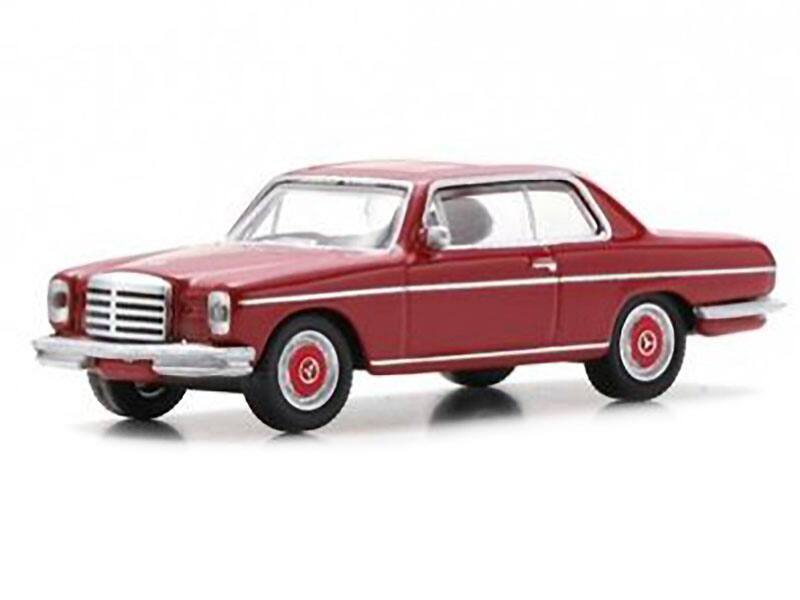 Alt View 1. Schuco - Mercedes-Benz /8 (W114) Coupe Red 1/87 (HO) Scale Diecast Model Car by Schuco.