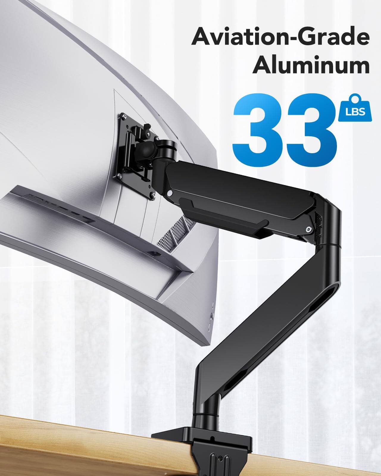 Aviation-Grade Aluminum  
33 LBS