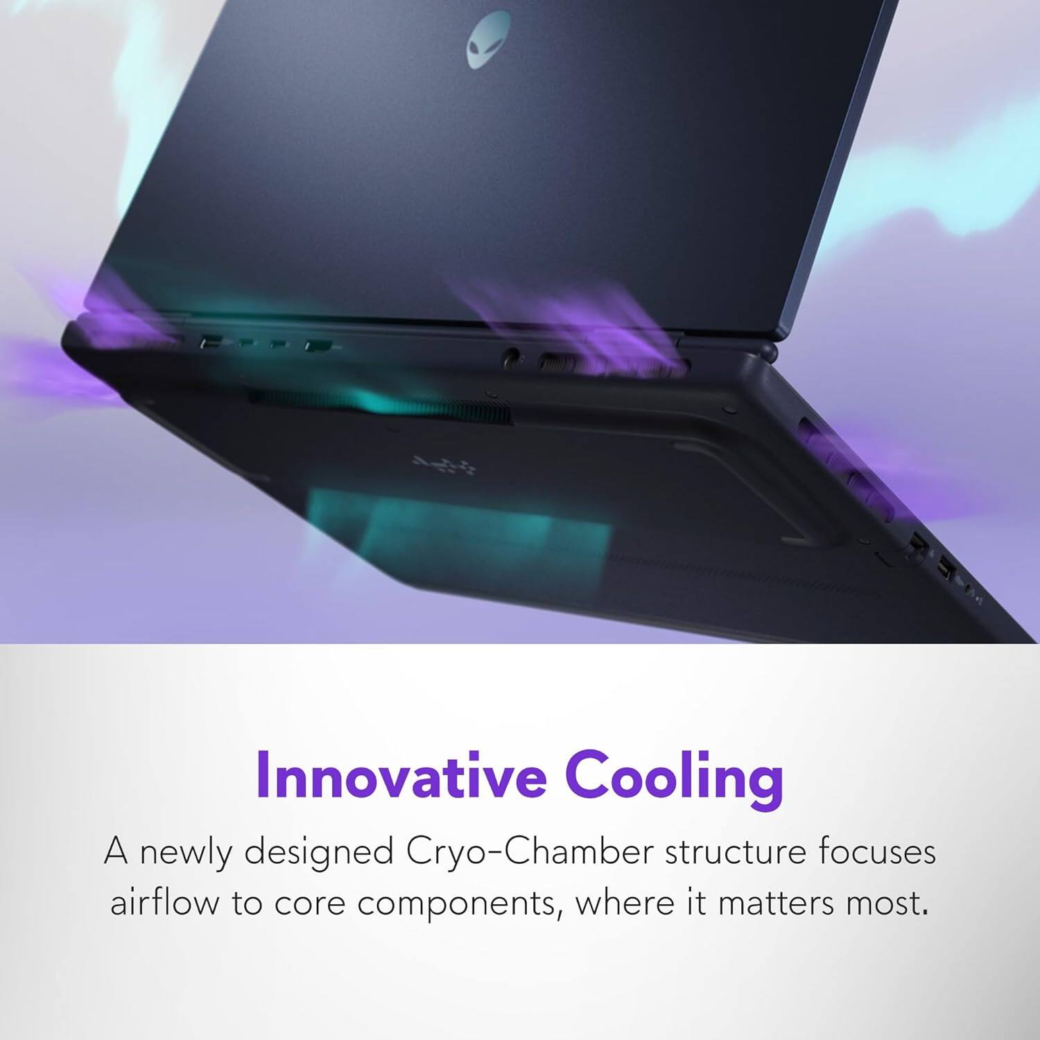 Innovative Cooling

A newly designed Cryo-Chamber structure focuses airflow to core components, where it matters most.