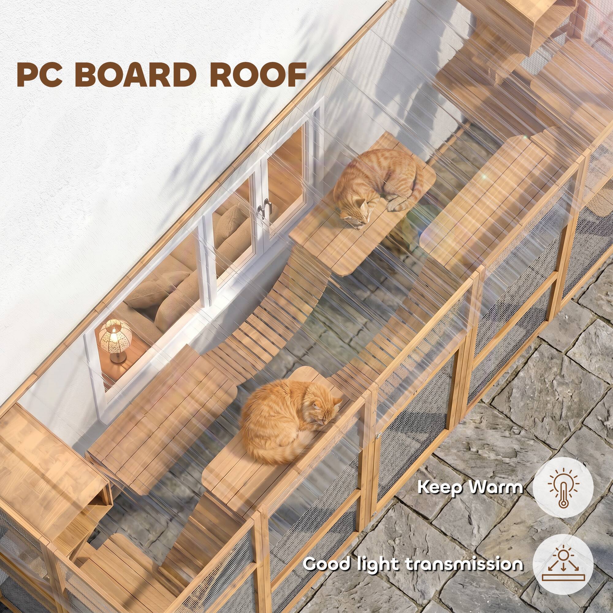 PC BOARD ROOF  
Keep Warm  
Good light transmission