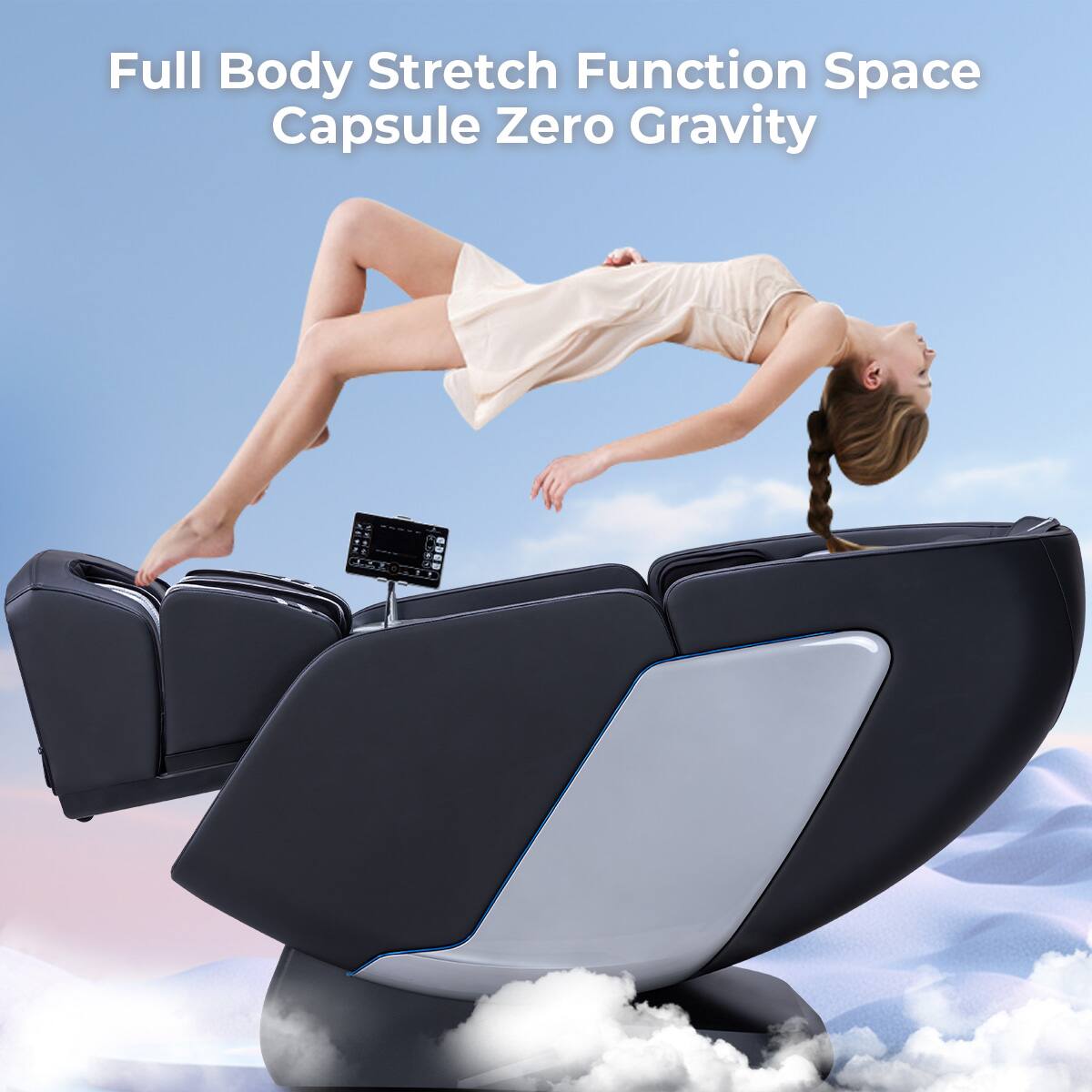 MassaMax MT398 4D Massage Chair Full Body Stretch,Zero Gravity