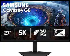 SAMSUNG Odyssey G8 27" 5K FAST IPS 5K 180Hz 360Hz QHD