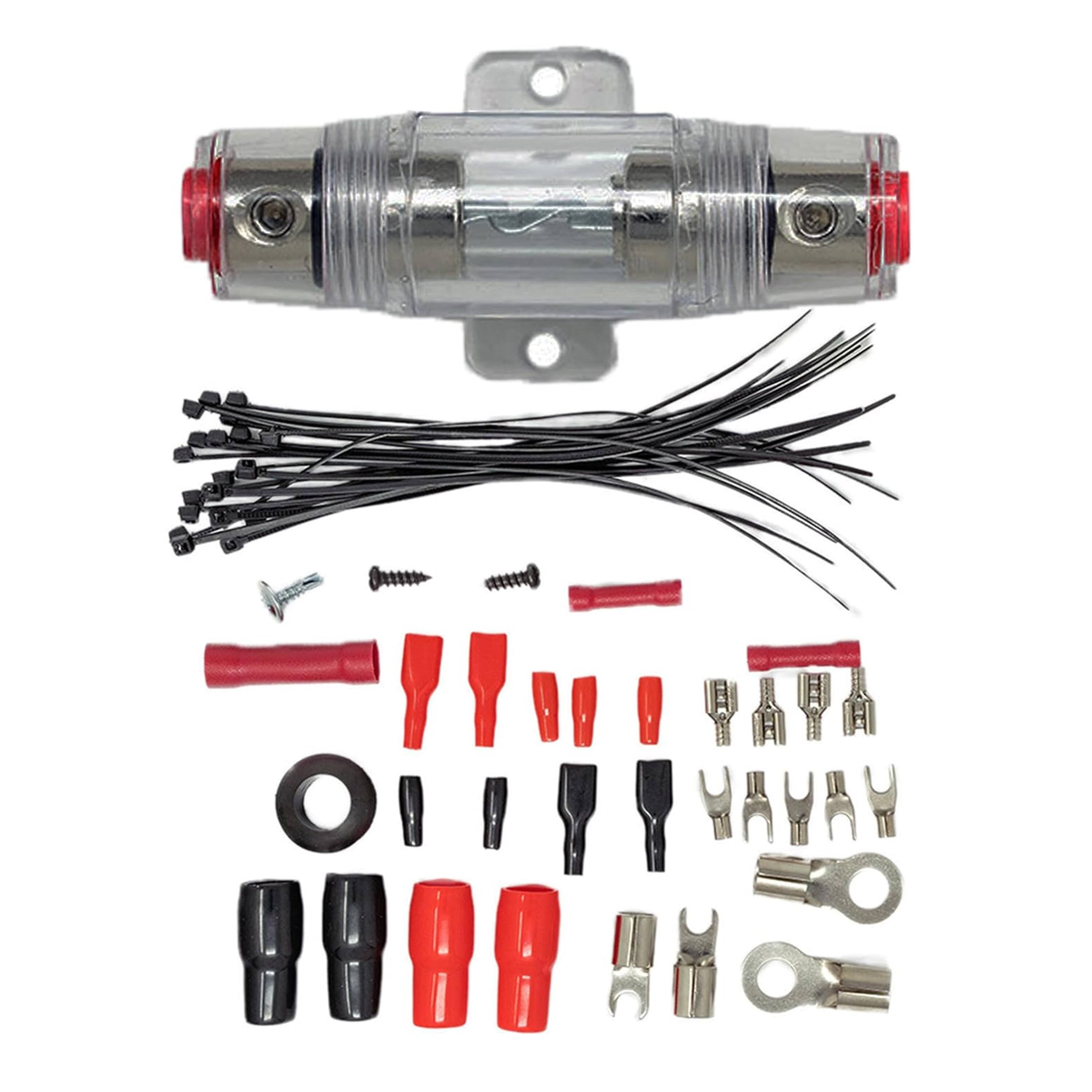 Alt View 9. SoundBox - SoundBox SCAP2D+ECK4, 4 Gauge 2 Channel Amplifier Installation Kit w/ 2.5 Farad Digital Capacitor.