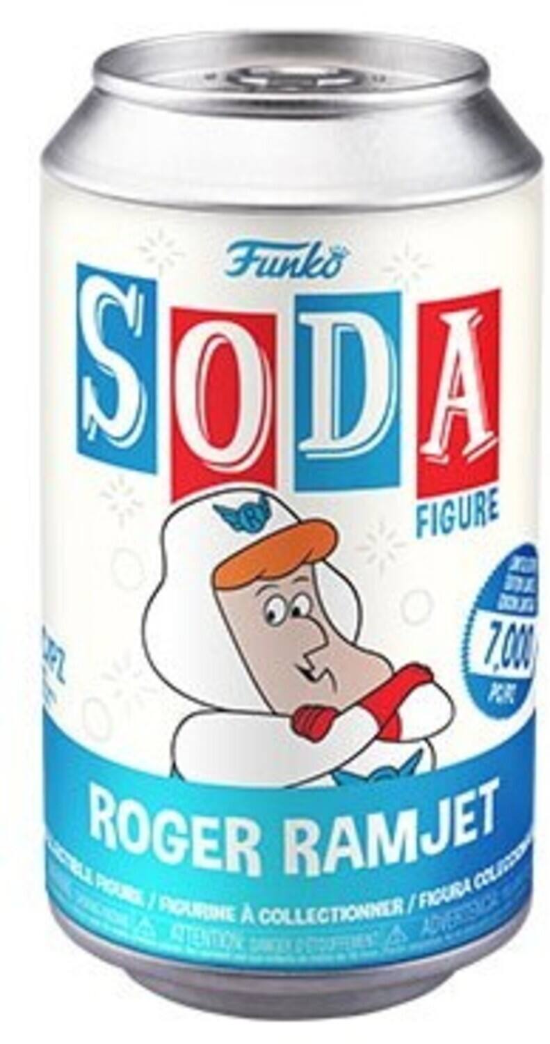 Funko  
SODA  
FIGURE  
7,000 PK  
ROGER RAMJET  
FIGURINE À COLLECTIONNER / FIGURA A COLLECTIONNER / FIGURA A COLLECTIONNER  
ATTENTION