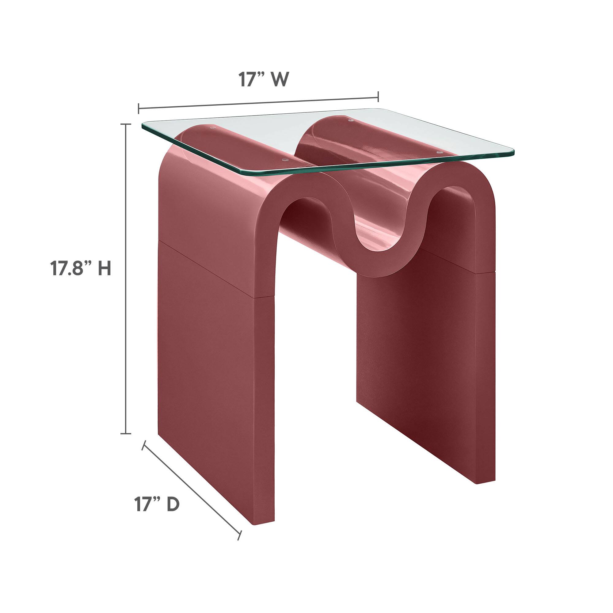 17" W  
17.8" H  
17" D
