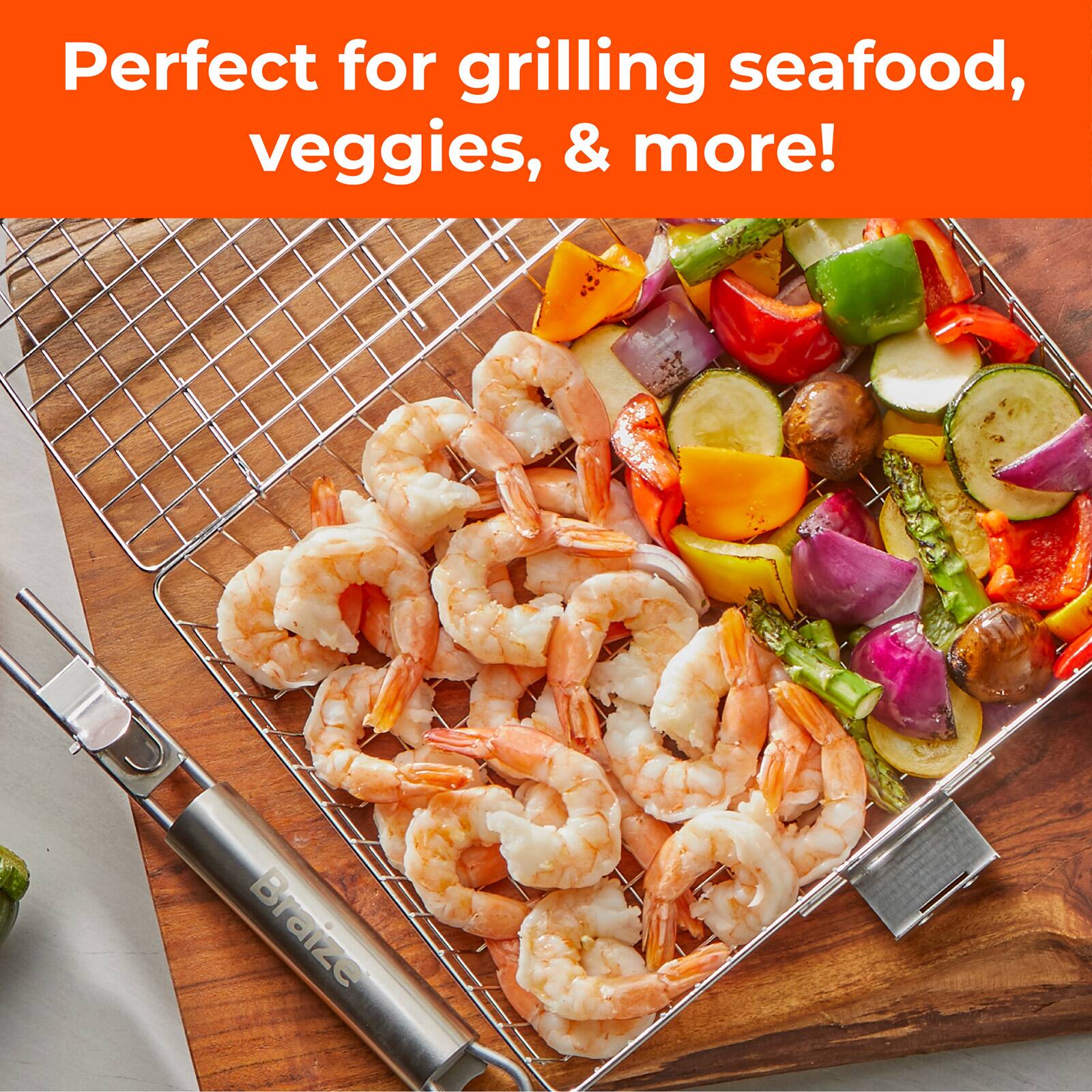 Perfect for grilling seafood, veggies, & more!