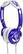 Angle Standard. Skullcandy - Lowrider Stereo DJ Headphones - Purple.