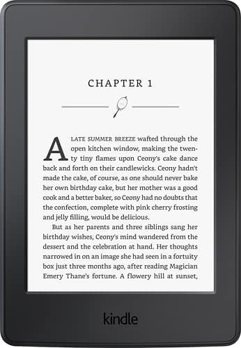 Amazon - Kindle Paperwhite 3G - Black - Larger Front