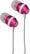 Angle Standard. Skullcandy - Ink'd Ear Bud Gaming Headphones with Built-In Microphone - Pink.