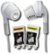 Angle Standard. Burton Technologies - Acoustibuds Adapters for Earbud and Bluetooth Headsets - White.