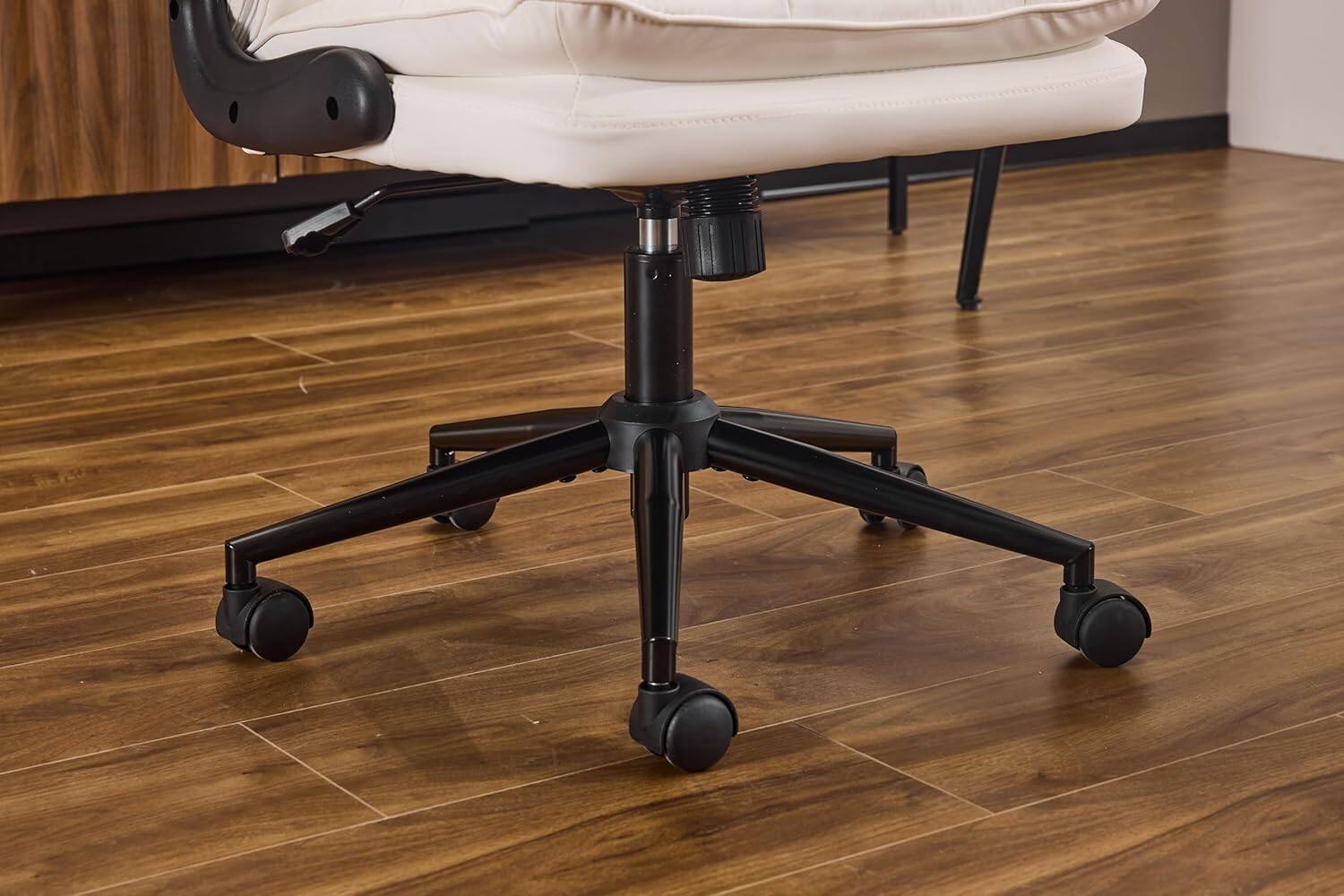 Alt View 4. Winado - Desk Chair High-Back Computer Gaming Chair Removable wheels,360° Swivel,Adjustable Height,Flip-Up Arms,for Home Office - White-Cat Scratch Pu.