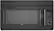 Front Standard. Whirlpool - 1.7 Cu. Ft. Over-the-Range Microwave - Black.