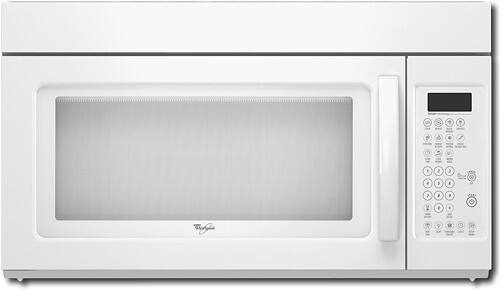 Whirlpool - 1.7 Cu. Ft. Over-the-Range Microwave - White-on-White-Front_Standard 