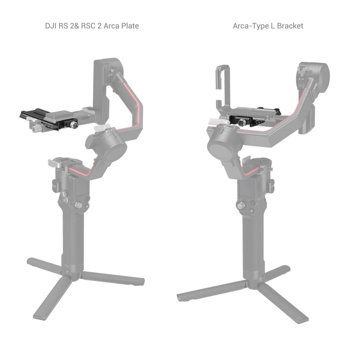 DJI RS 2 & RSC 2 Arca Plate  
Arca-Type L Bracket