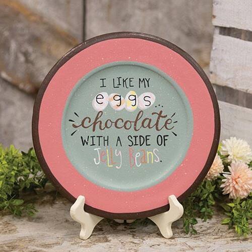 I like my eggs... chocolate with a side of jelly beans.