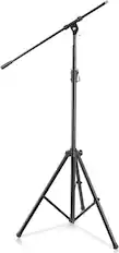 Front. Pyle - Pyle Heavy Duty Microphone Stand-Height - black.