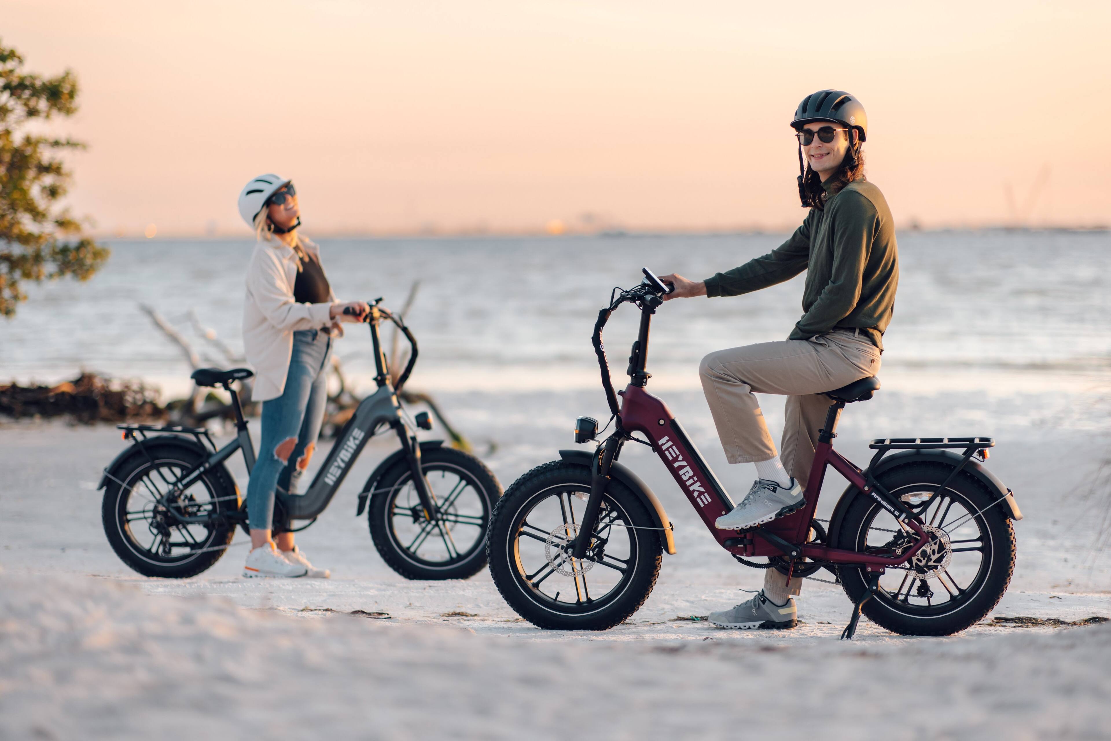 The text on the image reads "HEAUKE HEYBIKE."