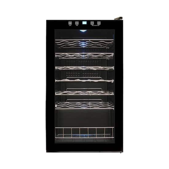 Vinotemp Butler Series 34 Bottle Wine Cooler Black Vt 34 Ts Best Buy