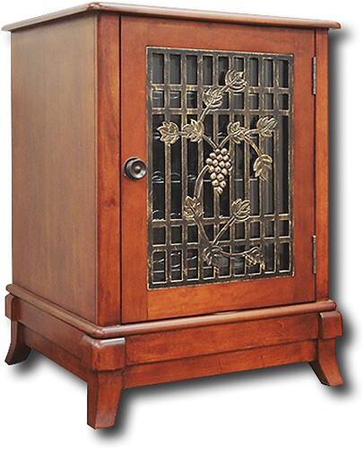 Angle Standard. Vinotemp - Napa 20-Bottle Wine Cellar - Brown.