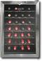 Vinotemp - 28-Bottle Wine Cellar - Stainless steel-Front_Standard