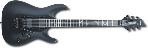 Front Standard. Schecter - Damien 6-String Full-Size Electric Guitar - Satin Black.
