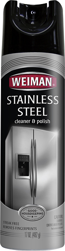 Weiman - 17-Oz. Stainless Steel Cleaner and Polish - Multi was $6.99 now $3.49 (50.0% off)