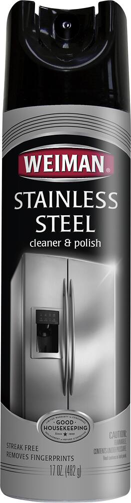 Weiman - 17-Oz. Stainless Steel Cleaner and Polish - Multi