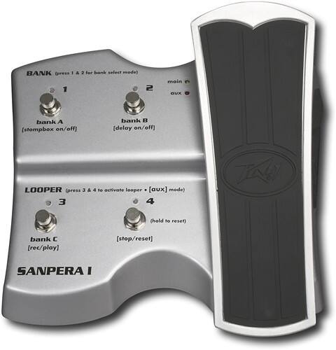 Front Standard. Peavey - Sanpera I Expression Footswitch.