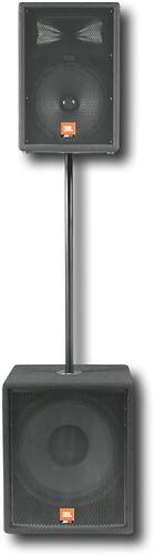 Front Standard. JBL - Speaker Pole Mount (Each) - Black.