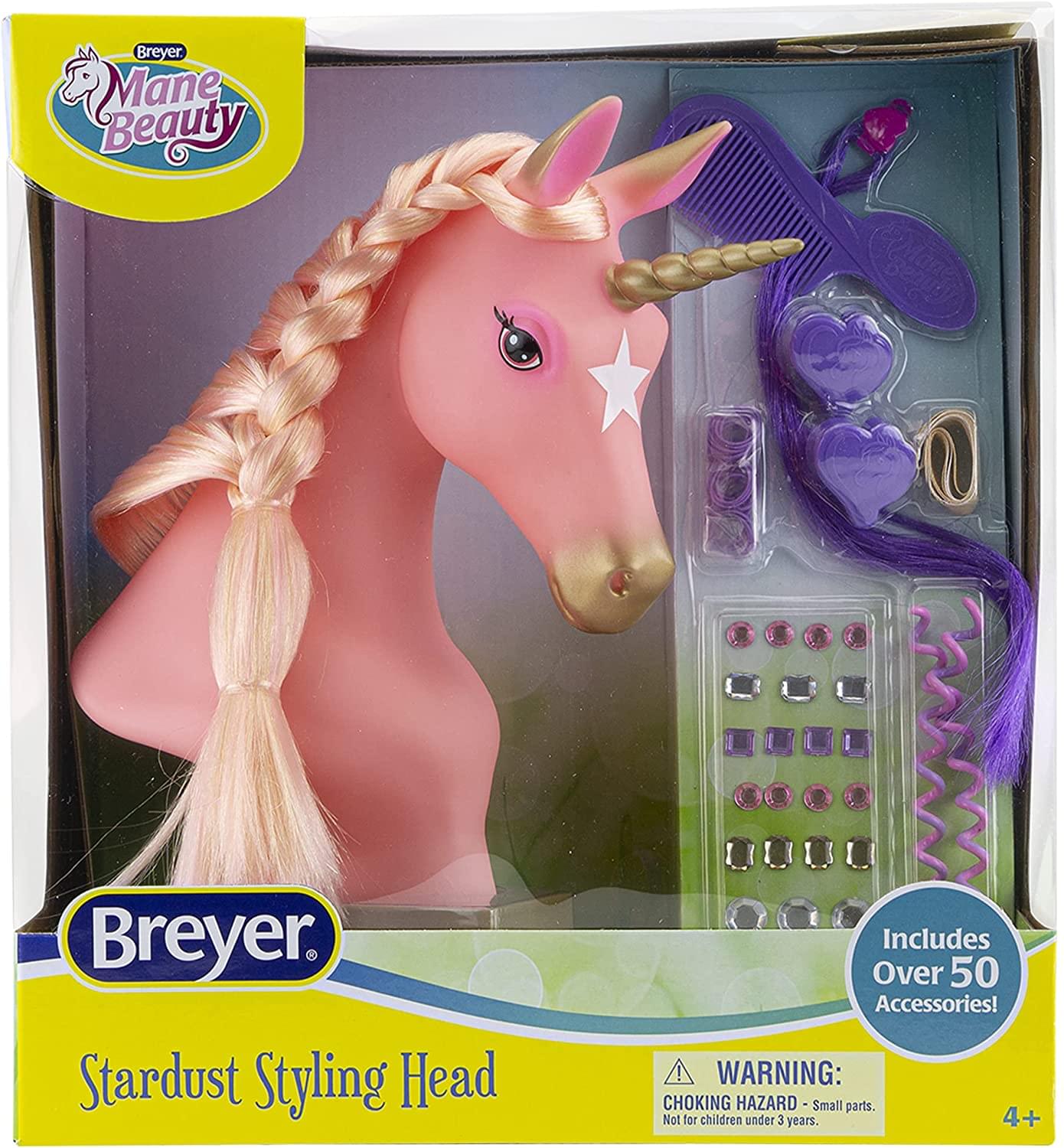 Breyer Mane Beauty Breyer. Stardust Styling Head Includes Over 50 Accessories! ! WARNING: CHOKING HAZARD Small parts. Not for children under 3 years. 4+