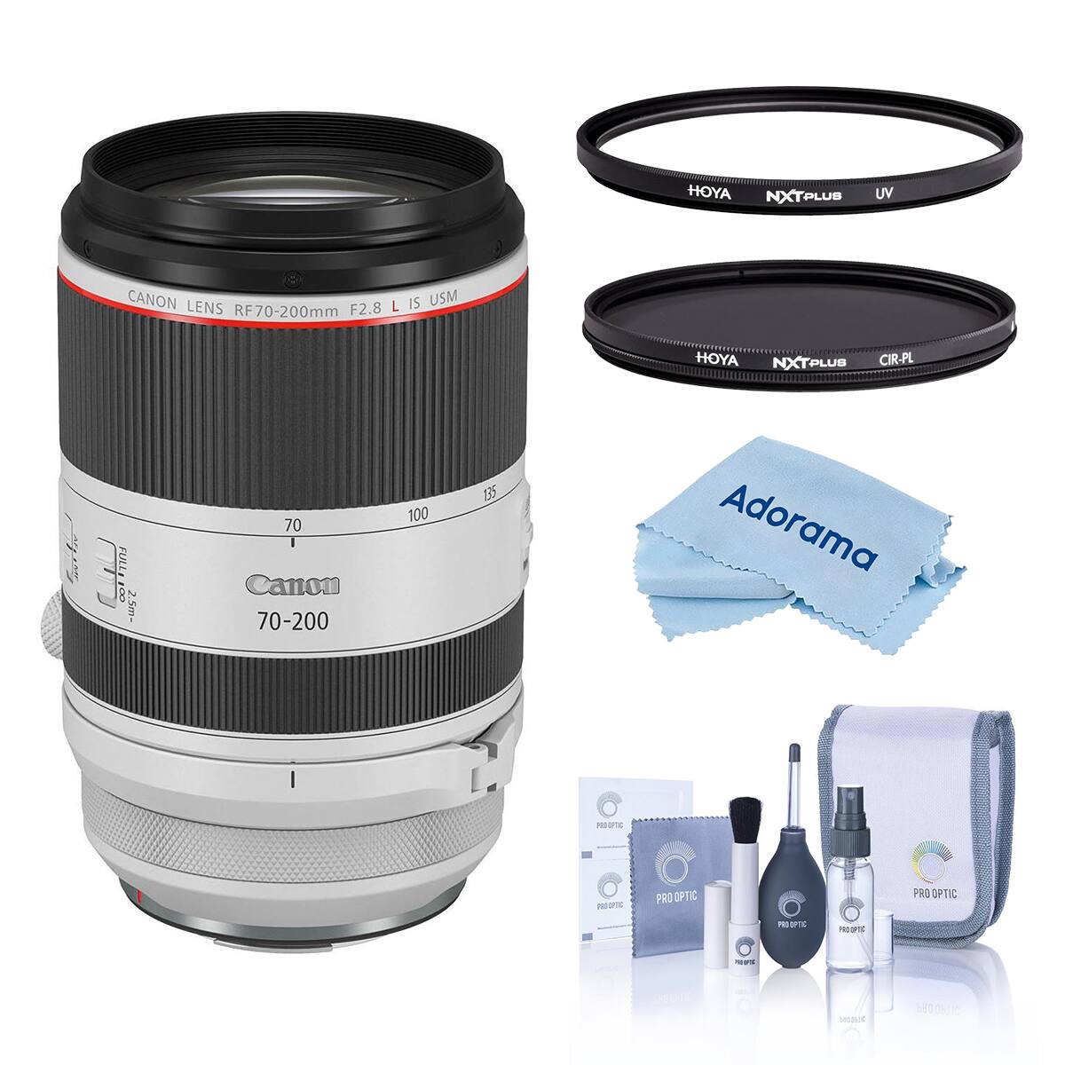HOYA NXTPLUS UV  
CANON LENS RF70-200mm F2.8 L IS USM  
HOYA NXTPLUS CIR-PL  
FULL 2.5m-  
70 Canon 70-200  
100  
135  
Adorama  
PRO OPTIC  
PRO OPTIC  
PRO OPTIC  
PRO OPTIC  
PRO OPTIC  
PRO OPTIC  

10:00  
MODIC  
58006