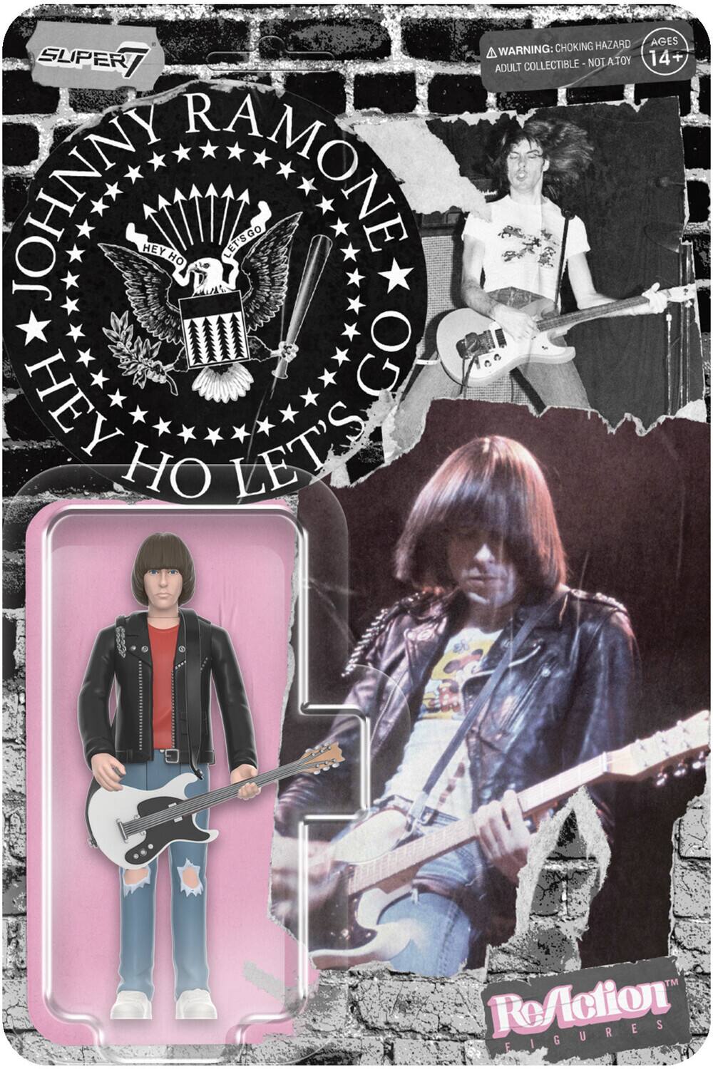The Ramones - SUPER7 - ReAction Figure - Johnny Ramone - Multicolor